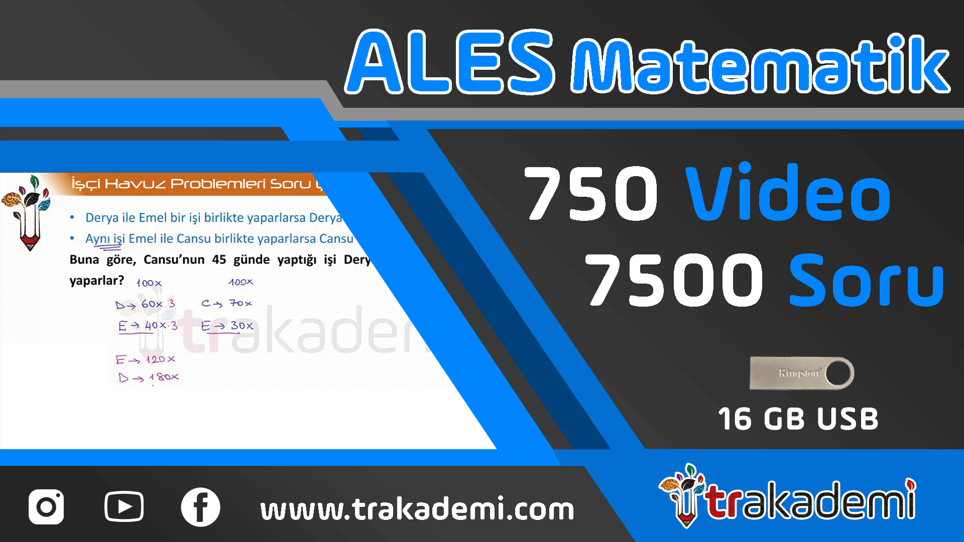 ALES Matematik Video Eğitim Seti